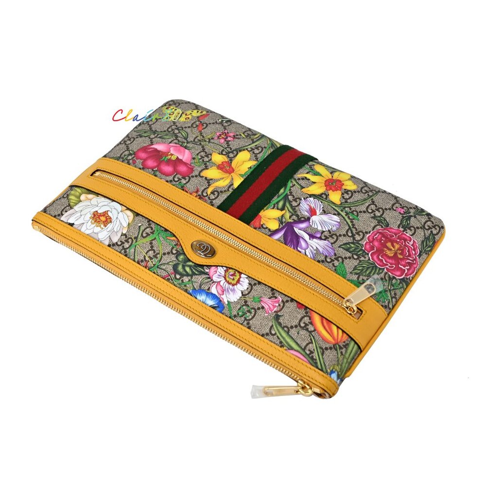Gucci 517551 Ophidia Flora Clutch/ Pouch Bag - Picture 3 of 9
